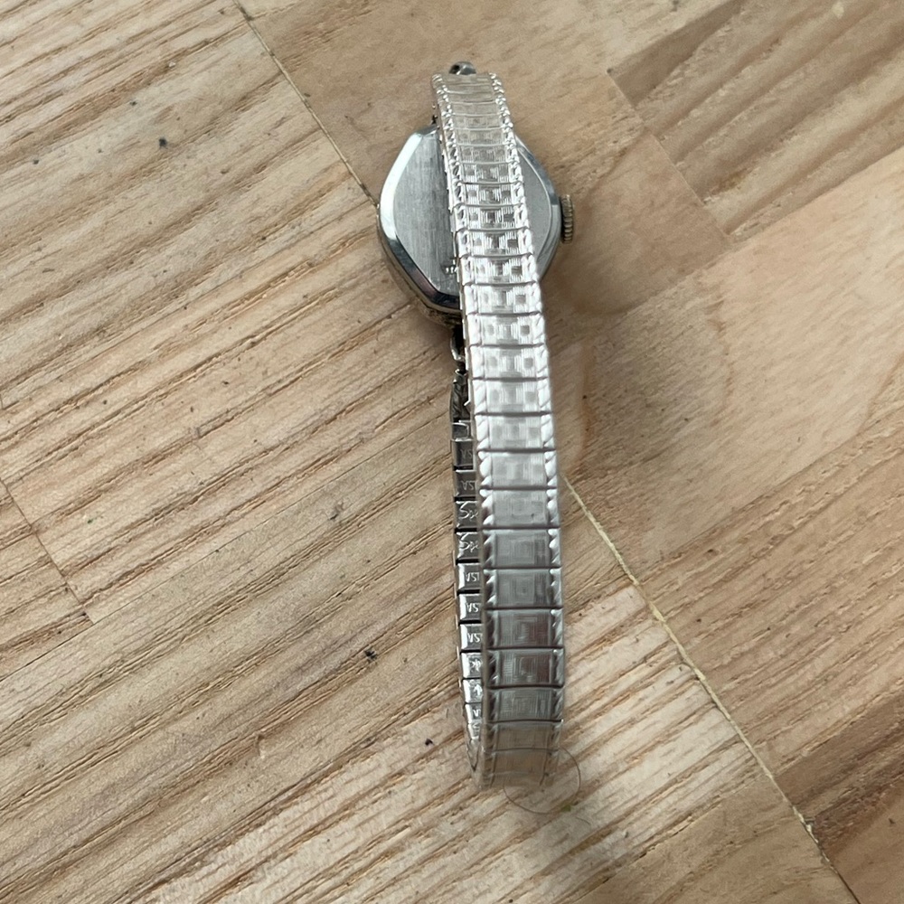 Helbros Rare Vintage Mechanical Ladies Watch Stainless Stretch Bracelet Case - Picture 10 of 13
